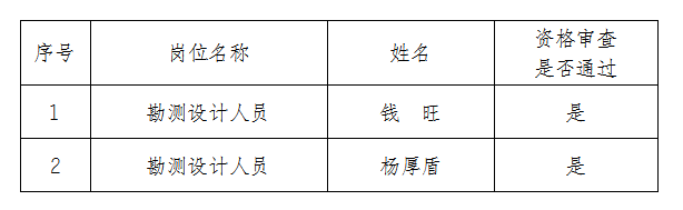 安徽大別山工程咨詢有限公司公開招聘臨時工作人員資格審查結果公告